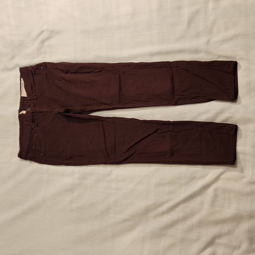 Rag and Bone jeans Leggings women's size 28 maroon